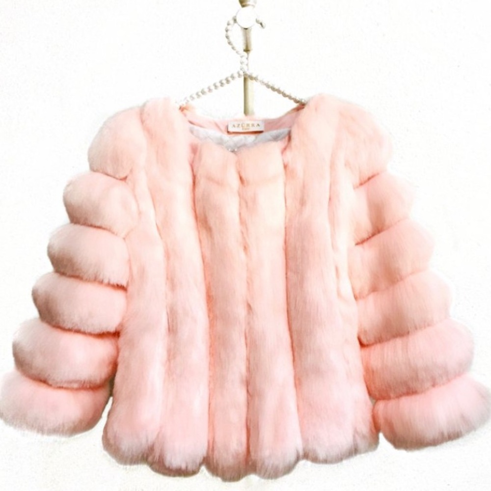 Pink Fur Coat